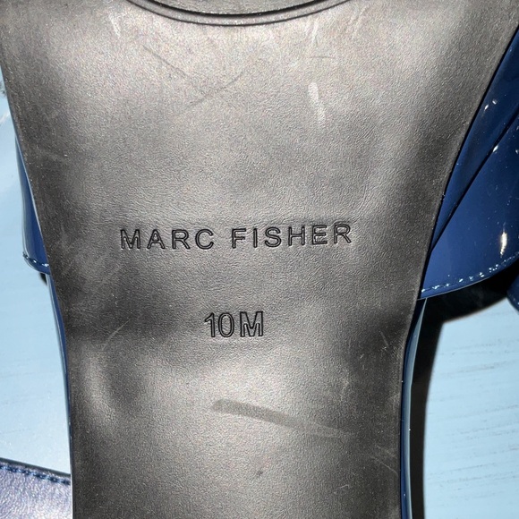 NWOT Marc Fisher Patent Leather Platform Sandals - Picture 13 of 13